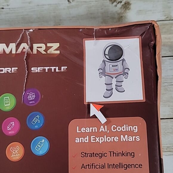 NEW Codermarz Coding Game‎ for Marz Explorers Board Card Sealed with Damaged Box - Picture 3 of 7